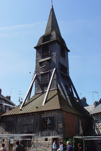 サント･カトリーヌ教会　Honfleur, France　2004/04/23　Photo by Kohyuh